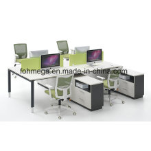 4 Seater Faced to Faced Office Workstation Desk Set (FOH-CXSF4-3024)